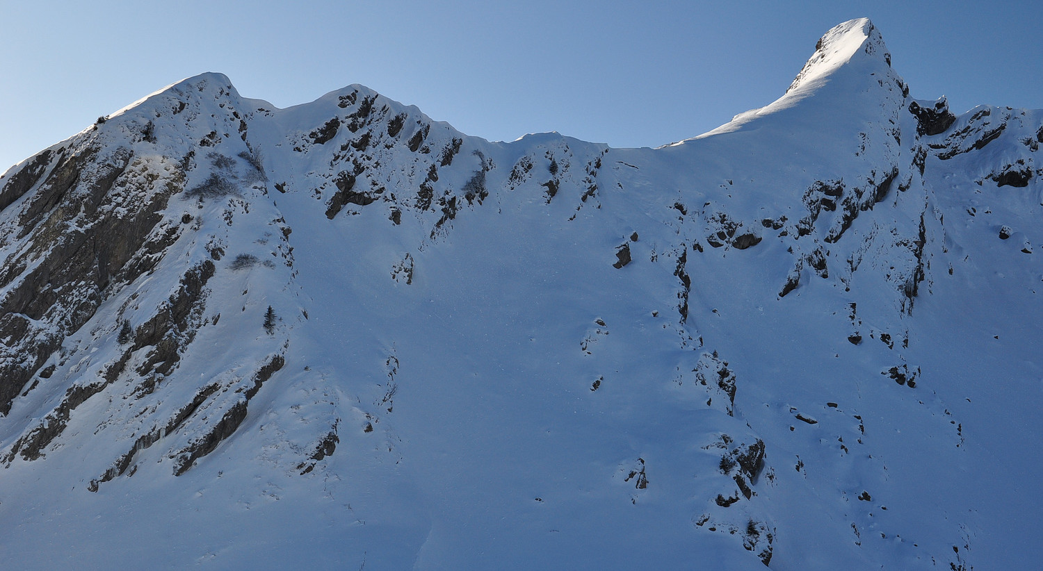 Sommet E du Roc d'Enfer depuis Ratti