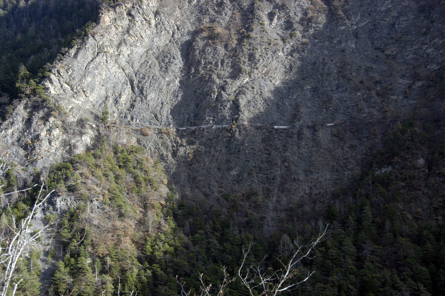 Bisse de Sillonin, vu d'en face