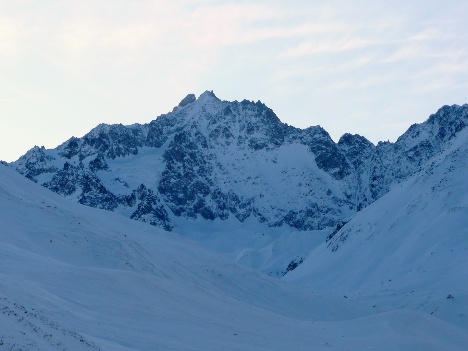 Les Agneaux, Face NW