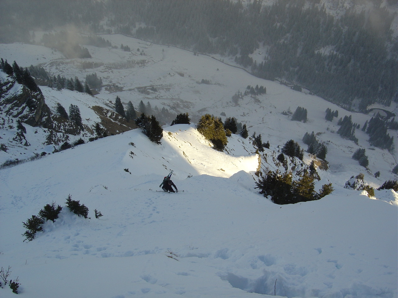 Sur la croupe NE