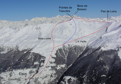 Pointes de Tsavolire Pointes de Tsavolire