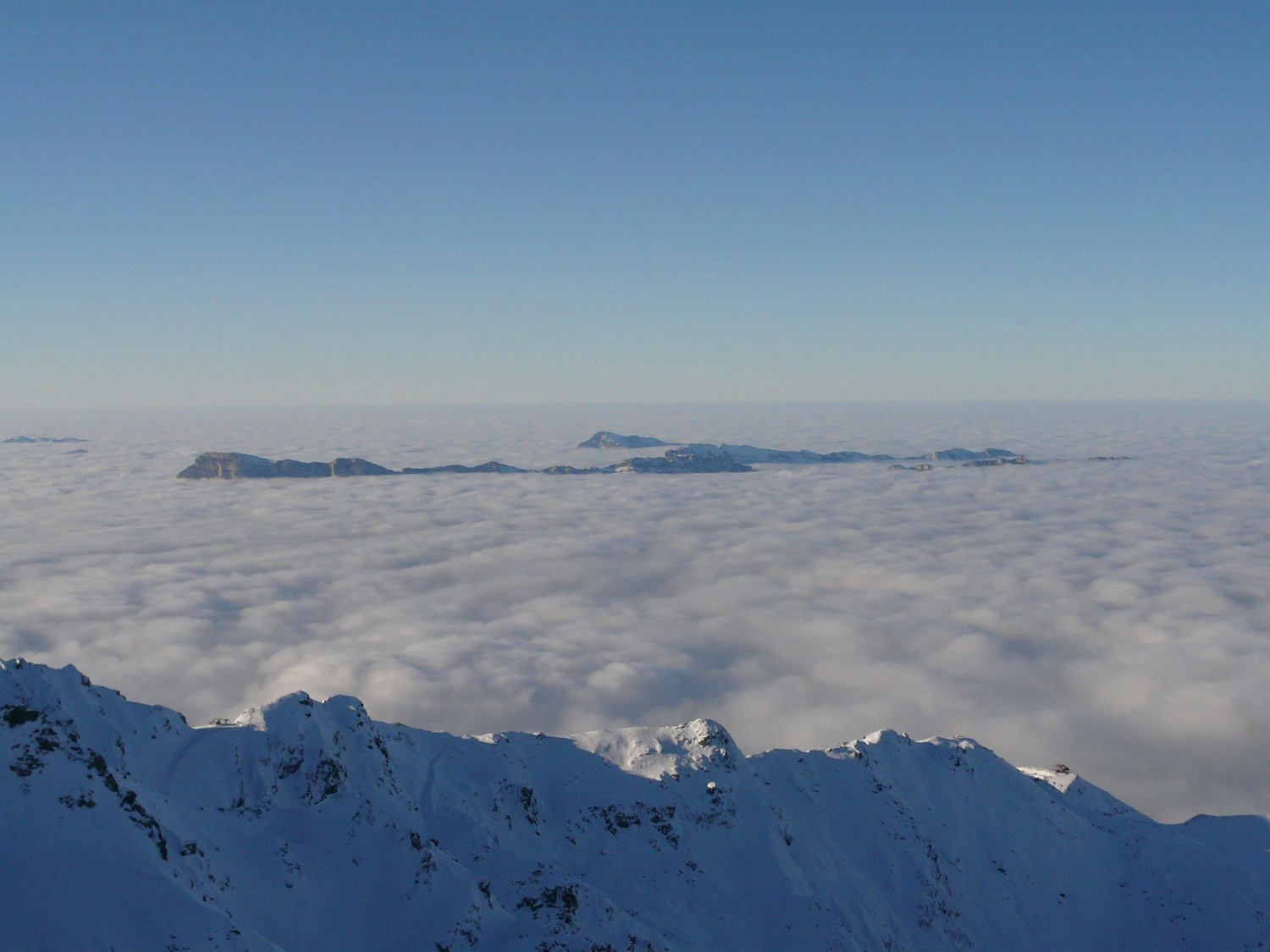 Pic de la belle étoile, les îlots de la Chartreuse
