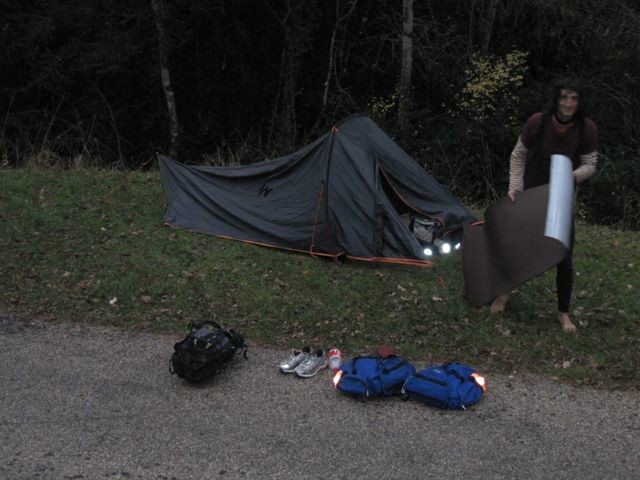 Notre bivouac n'en était d'ailleurs pas très éloigné...