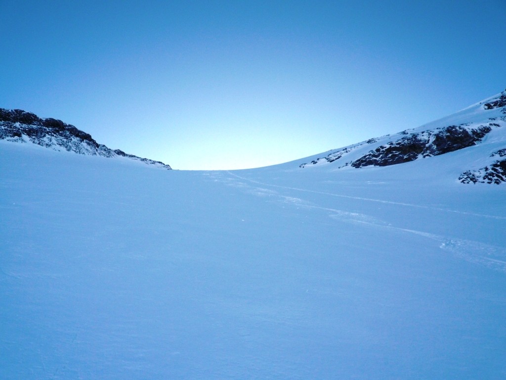 Haut du glacier de Prapio