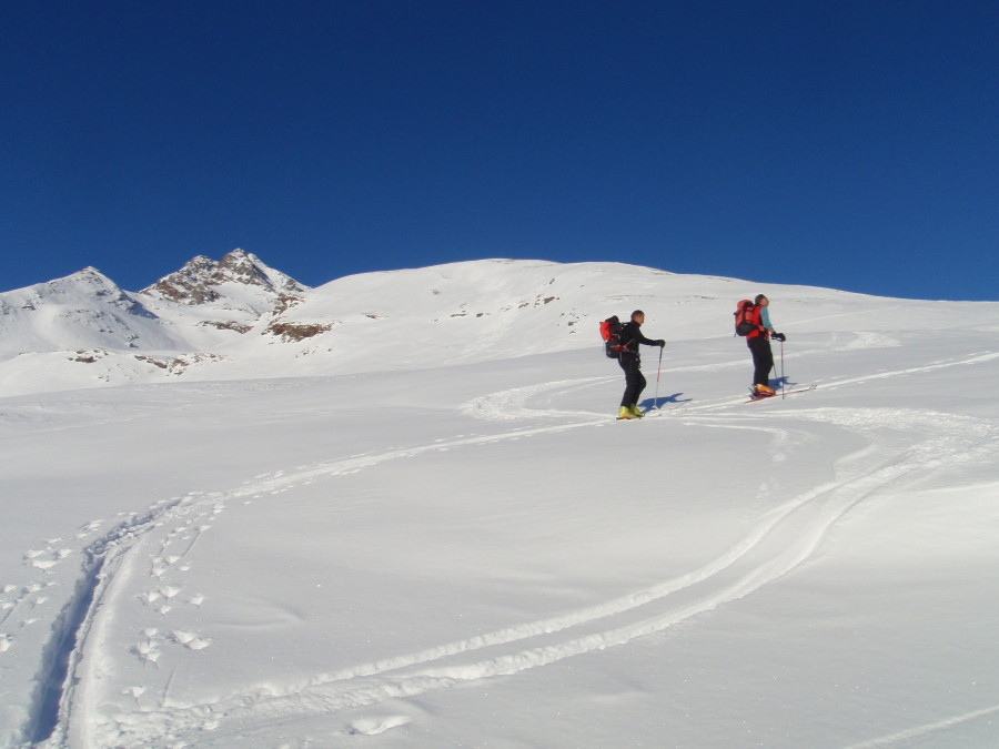 Nei pressi della cima