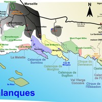 Les Calanques - situation générale
