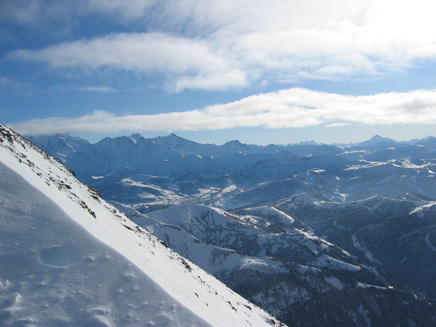 La massif du Mt-Blanc couvert