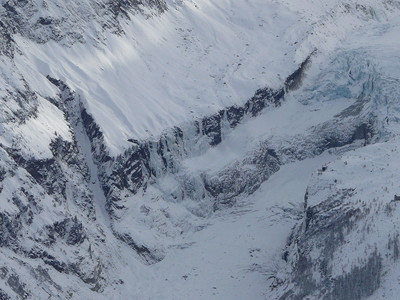 Le bas du glacier d'Argentière Le bas du glacier d'Argentière