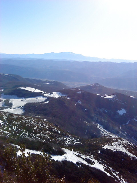 Le Canigou au loin