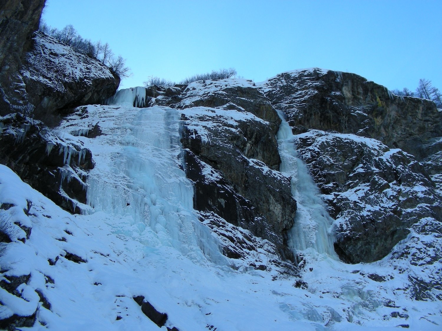 Las cascadas de Clapouse (Ailefroide)