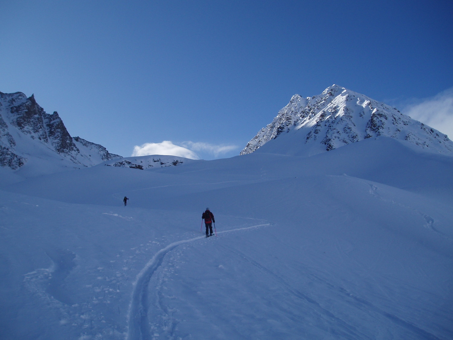 La montée au Col du Laurichard