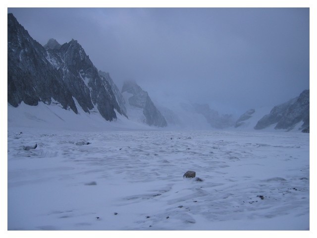 Ecrins dans le mauvais temps