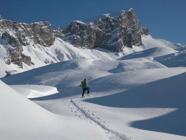Parte alta della salita