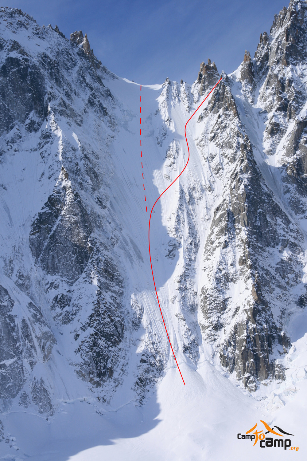 Col de l'Aiguille Verte - Face N