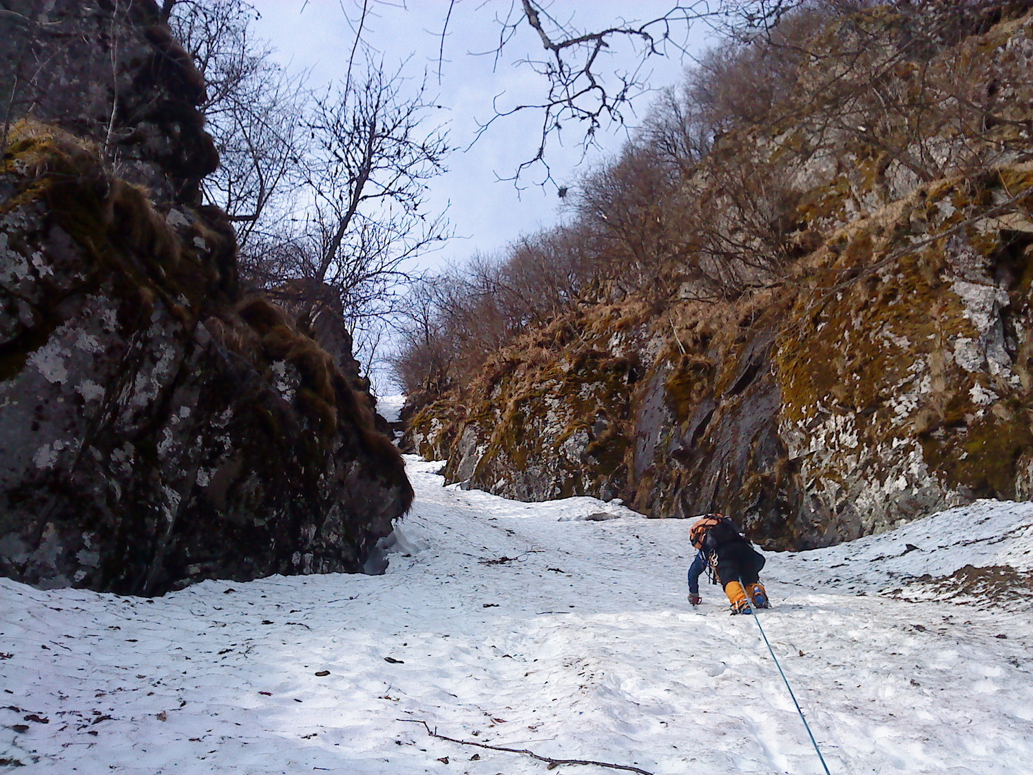 dans le couloir