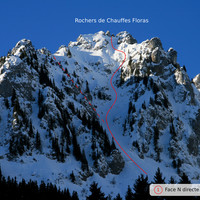 Rochers de Chauffes Floras - Face N