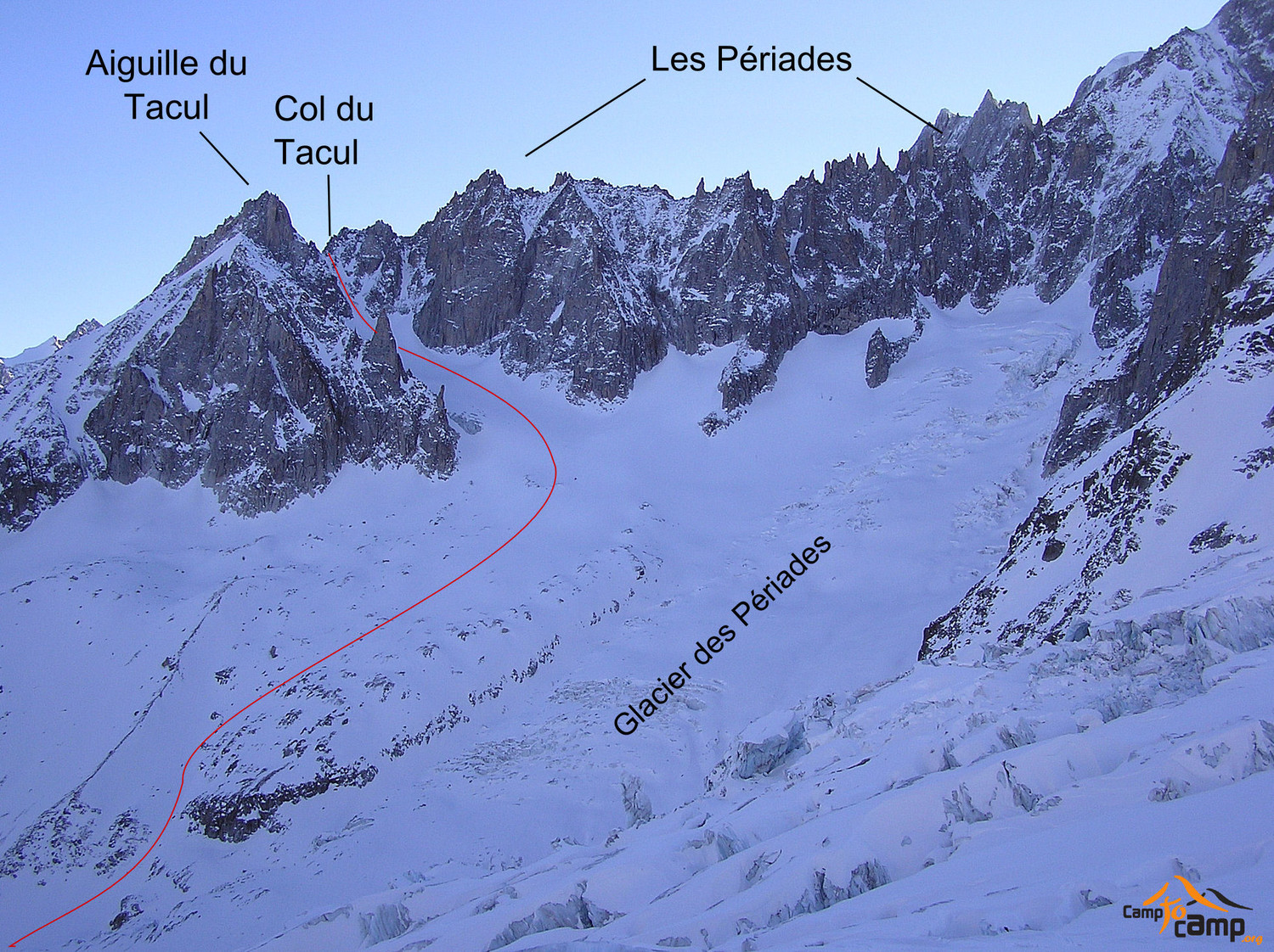 Le col du Tacul