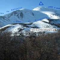 Différents itinéraires par les crêtes (jan. 2006)