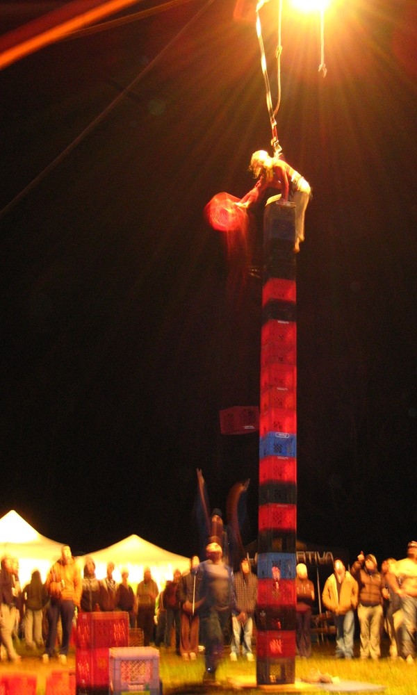 milk crate stacking