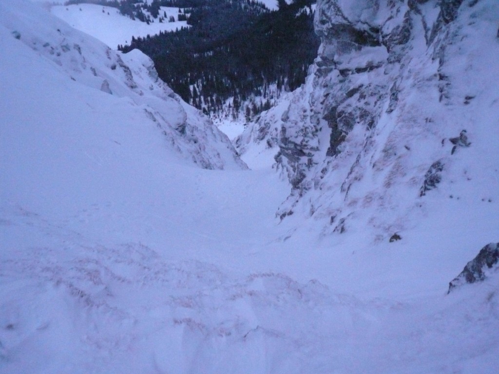 Départ du couloir NW du Mt d'Or : il valait mieux renoncer aujourd'hui