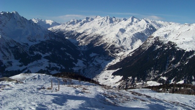 dalla cima panorama verso nord (gottardo)