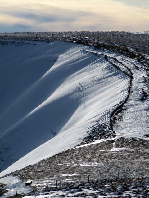 Haut du couloir du Wormspell en redecendant du Hohneck.