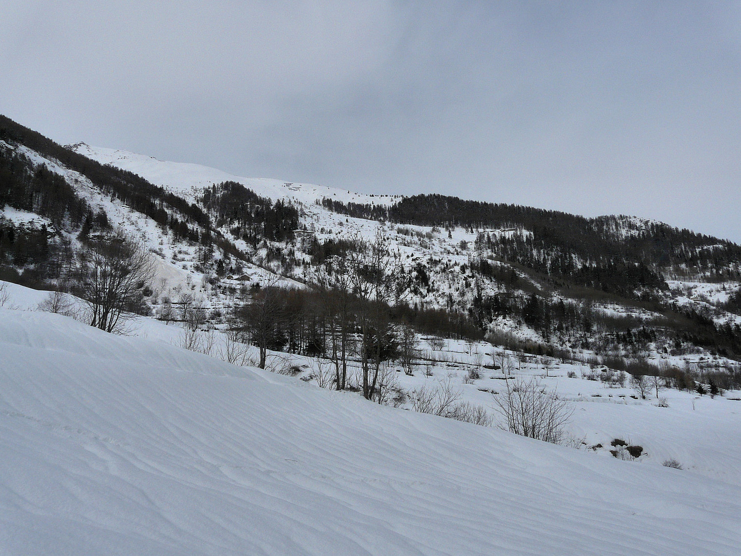 Le Mont Crammont depuis Elevaz (Val d'Aoste)