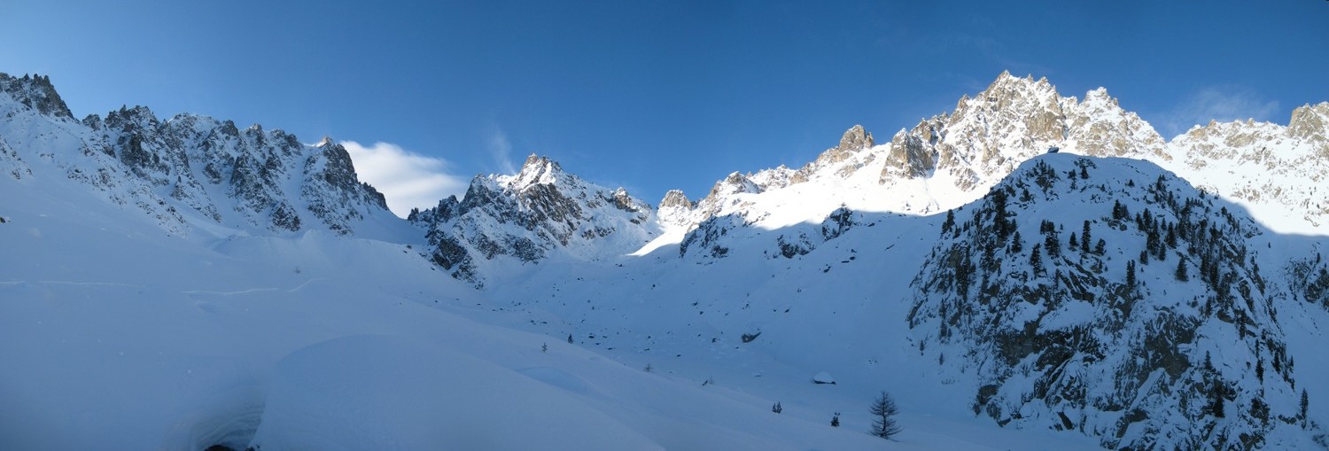 Col des Ecandies et fenêtre d'Arpette