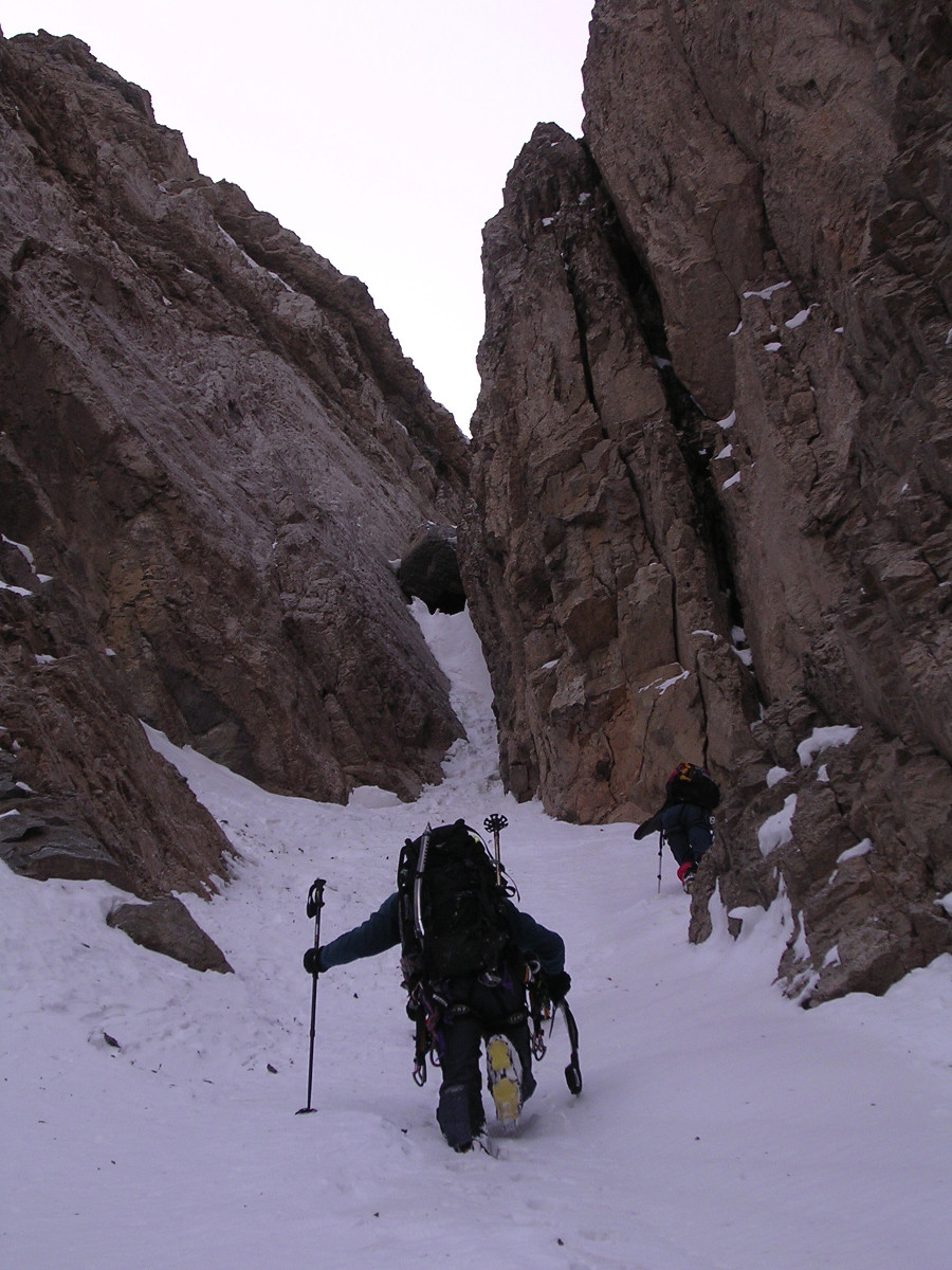 Montée au bloc coincé