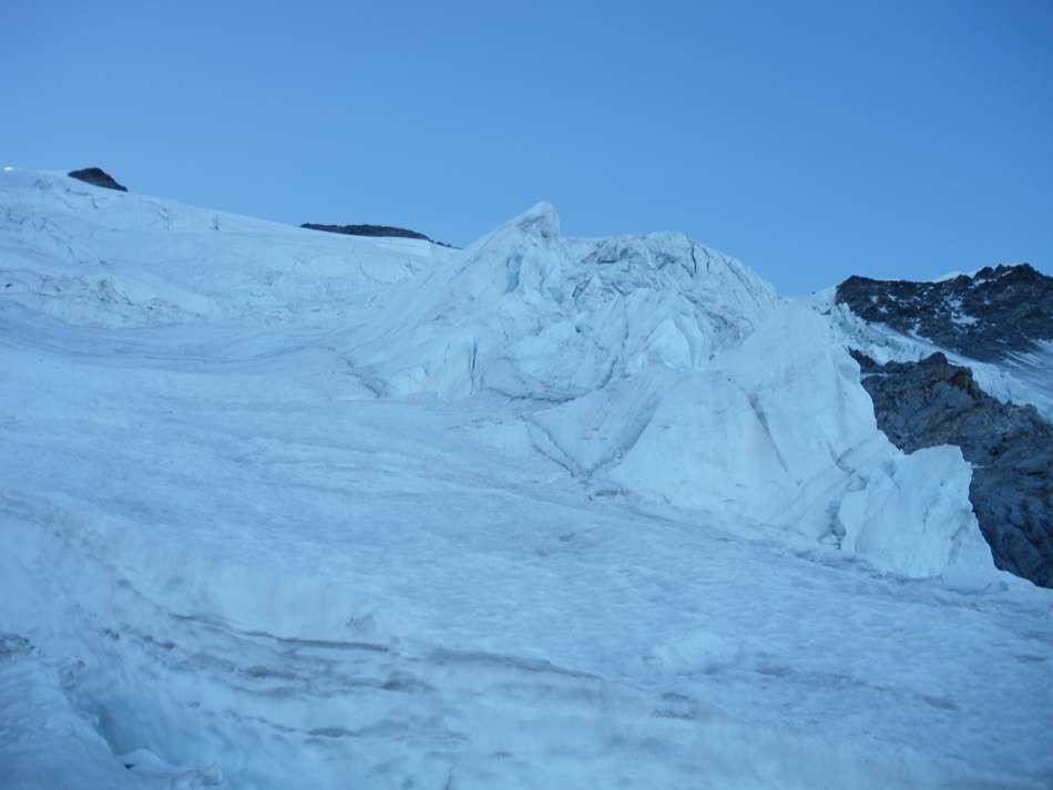 la glace et dur