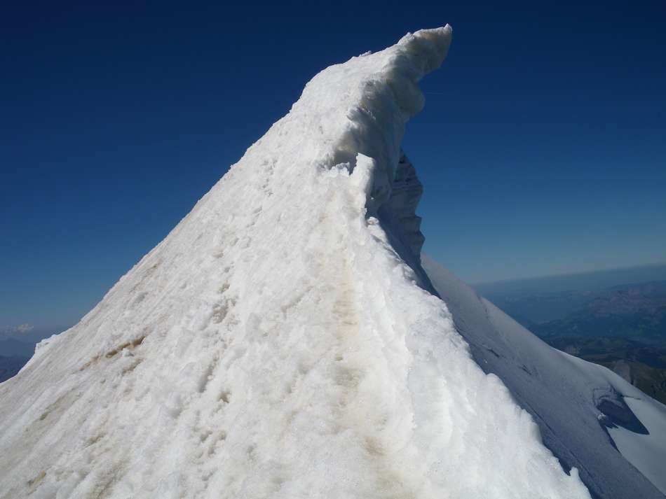 corniche de l'arête de Bionnassay