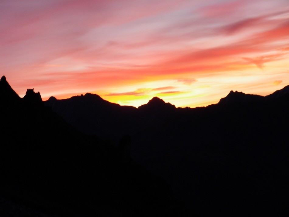 levé de soleil sur l'italie