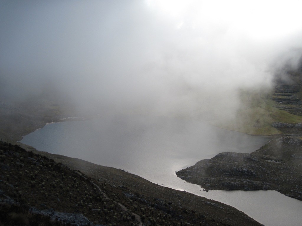 Laguna Grande de los Verdes, depuis los Frailes