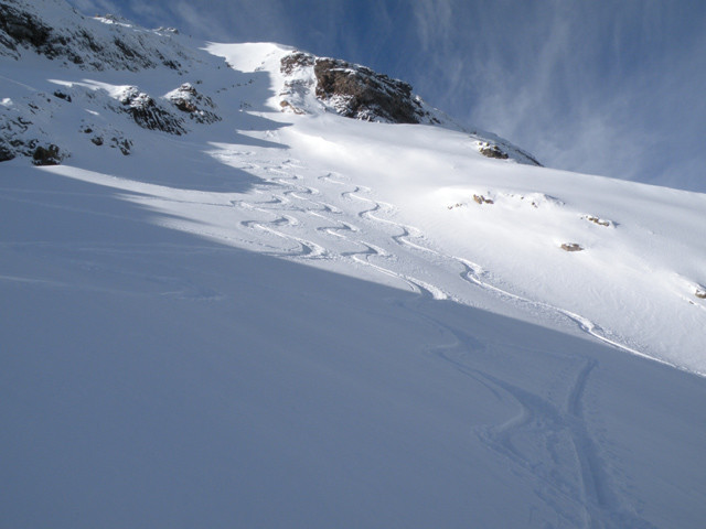 descent de la breche de l'Arcoèche