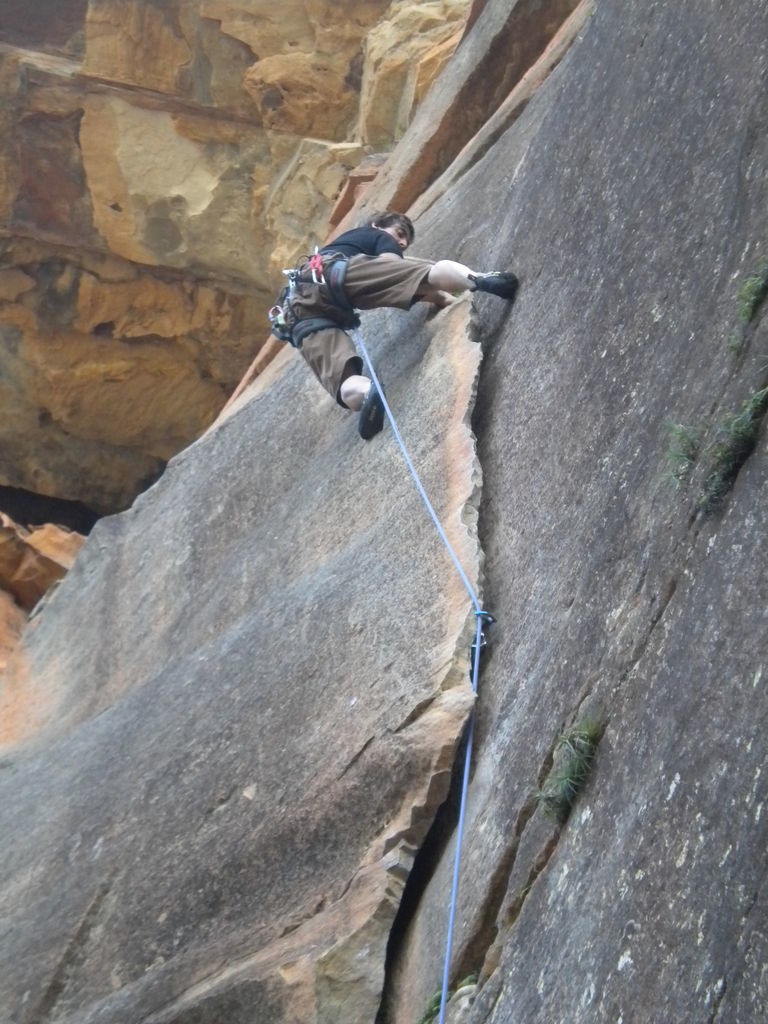 Blue Mountains - Mt Piddigton - The flake crack (17)