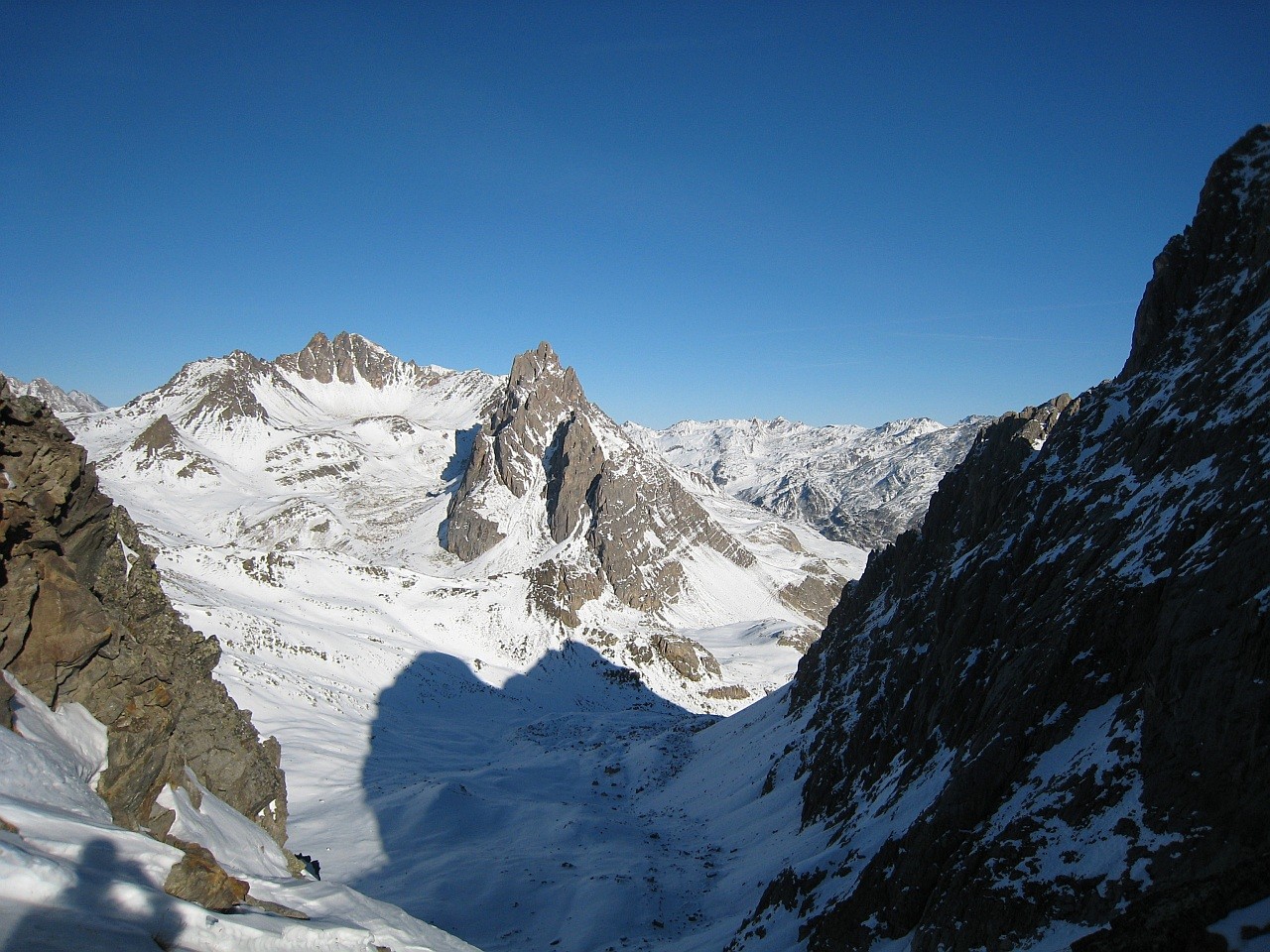 Versant SE de la Tête de la Cassille depuis le Col de Roche Noire