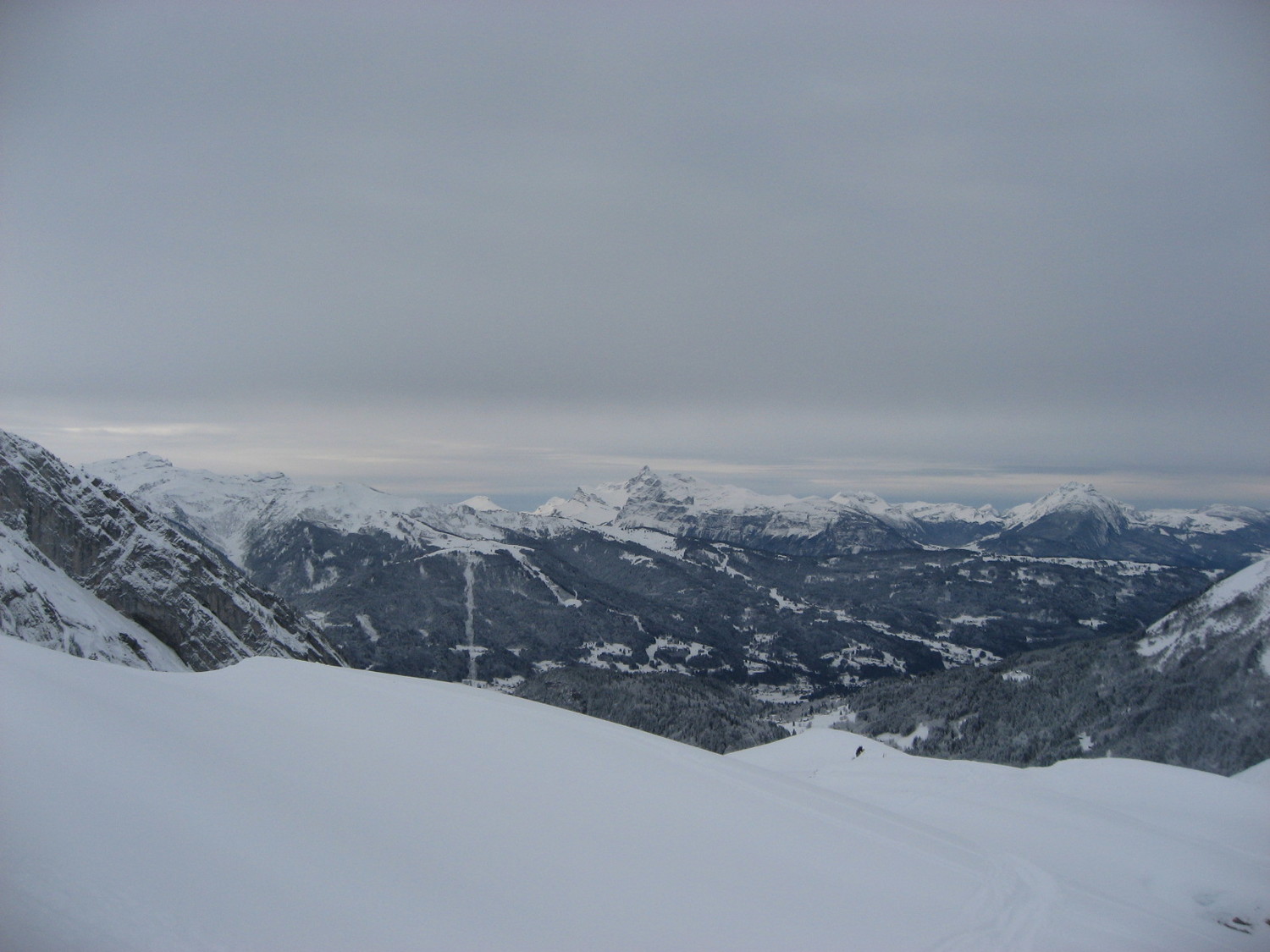 Panorama sur les Aravis