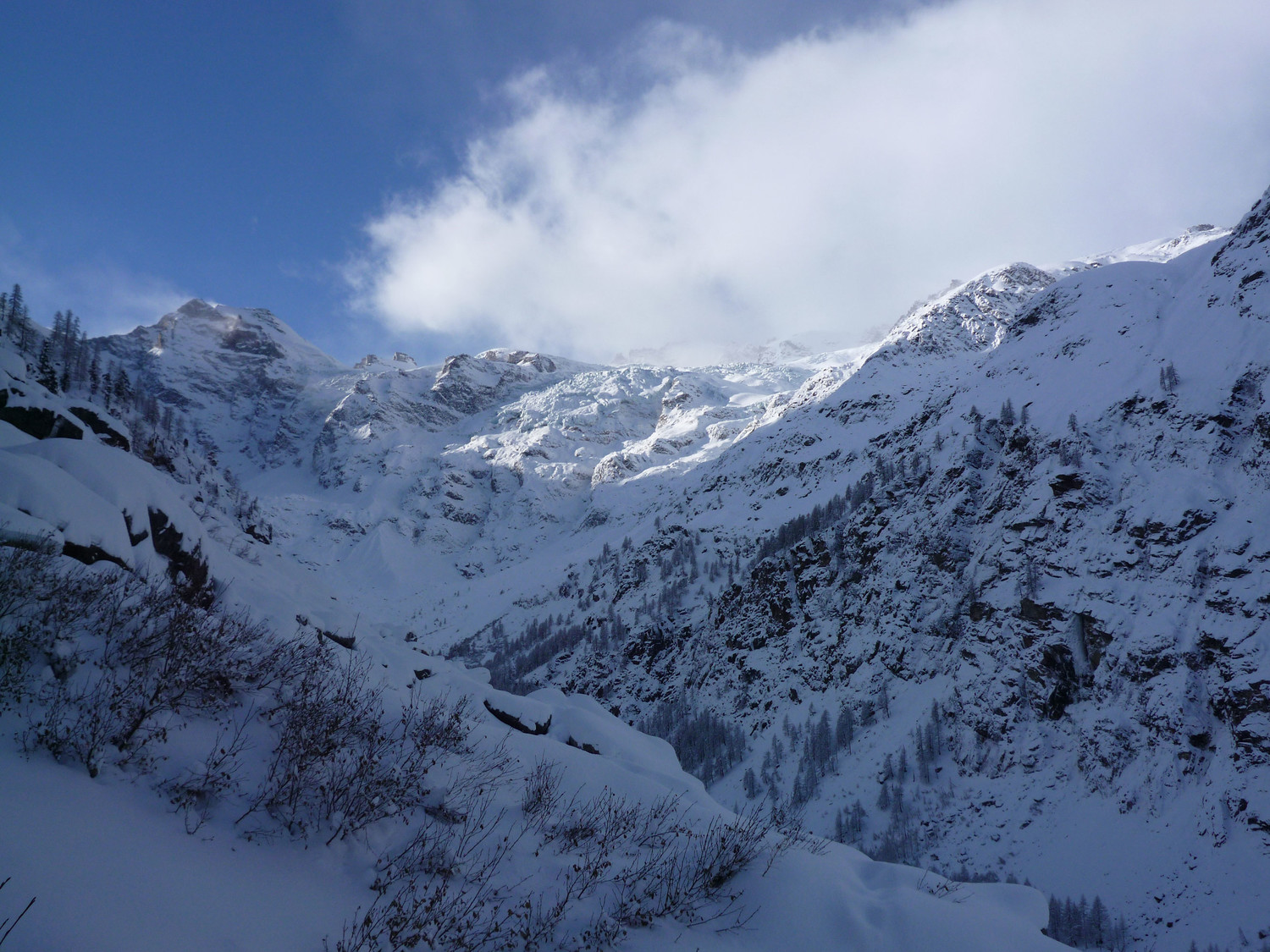 Depuis Patri : Glacier de la tribulation