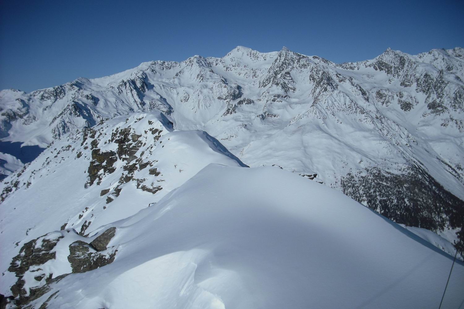 il San Matteo dalla vetta del Redival