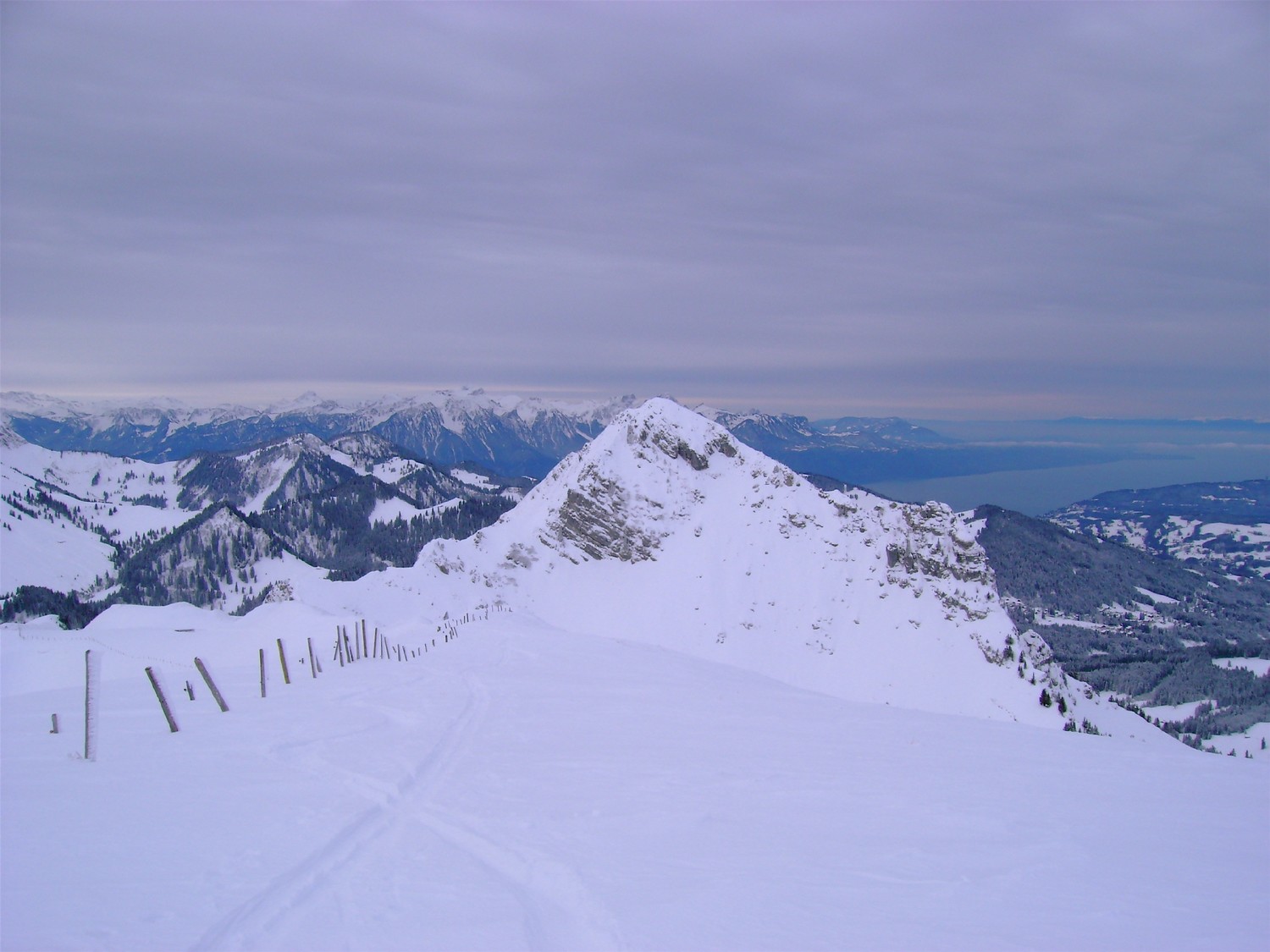 Le Teysachaux depuis la Crête de Moléson