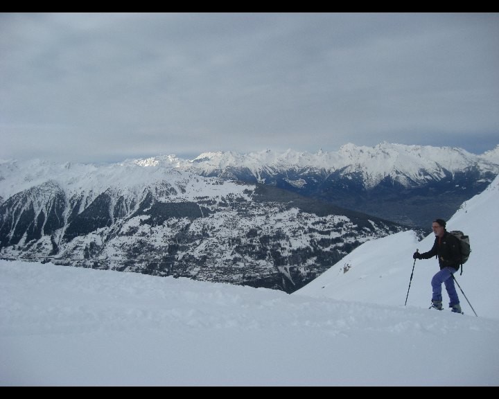 Encore un peu de soleil en montant à la Becca de Lovégno