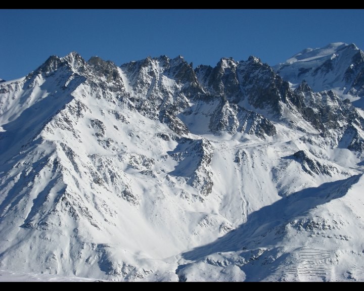 Vue sur le massif des Maisons Blanches