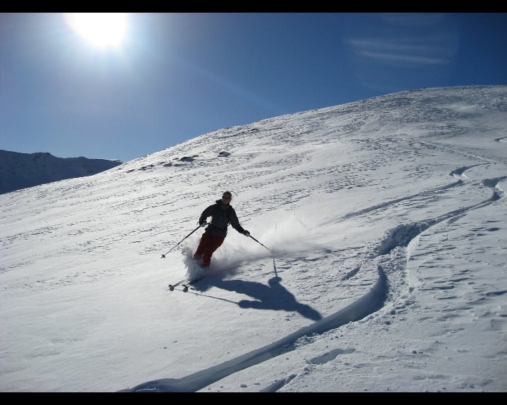 Descente du versant Est