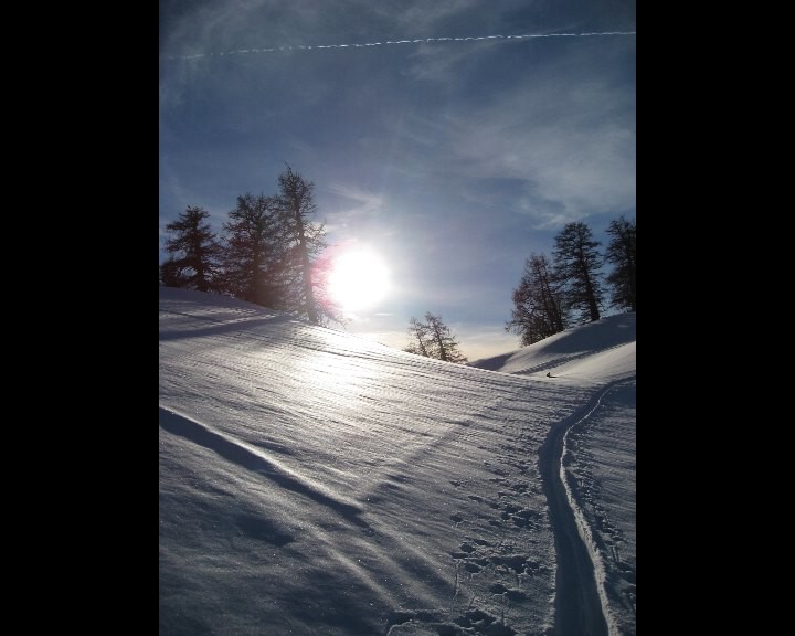 Soleil rasant au Grand Garde
