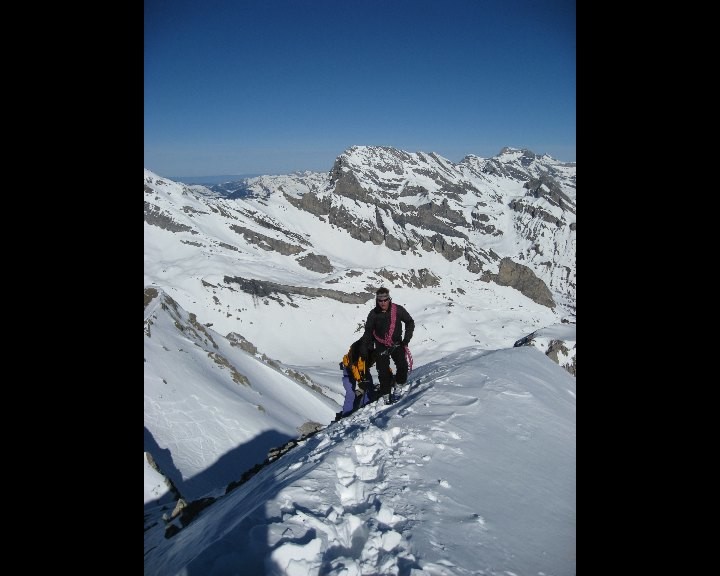 Arrivée au sommet du Grand Chavalard