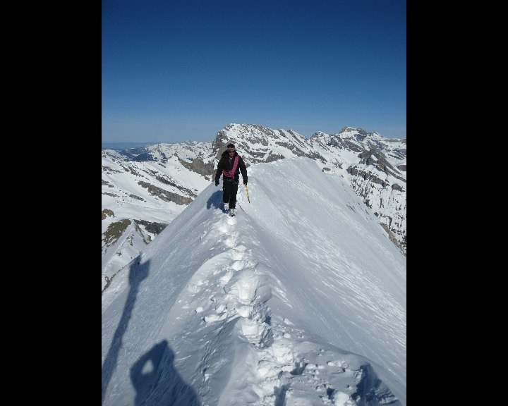La crête effilée du Grand Chavalard