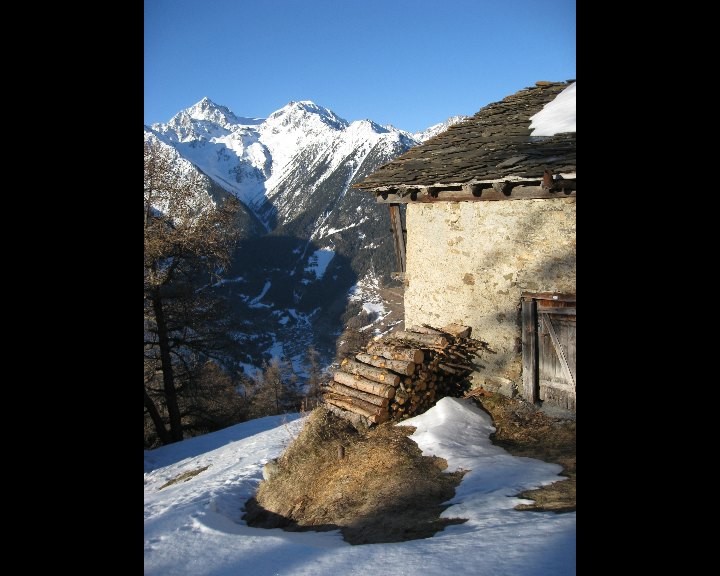 Combe d'Orny en montant au Six-Blanc