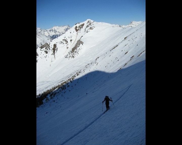 Versant Ouest au Mont Brûlé