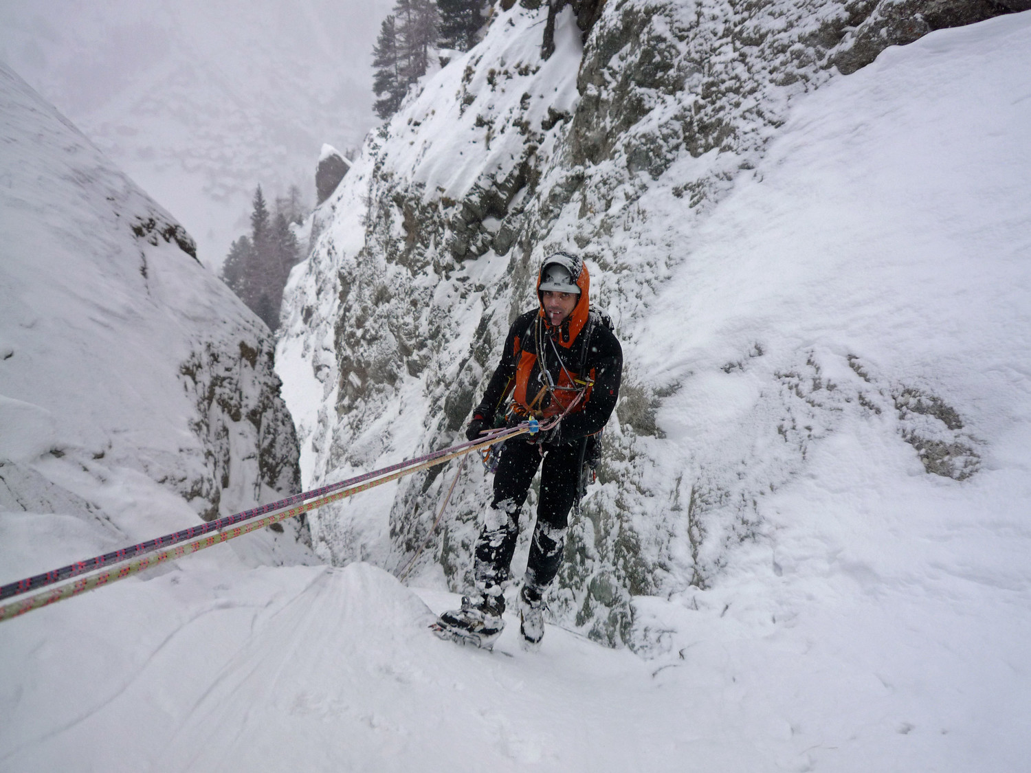 Descente en rappel