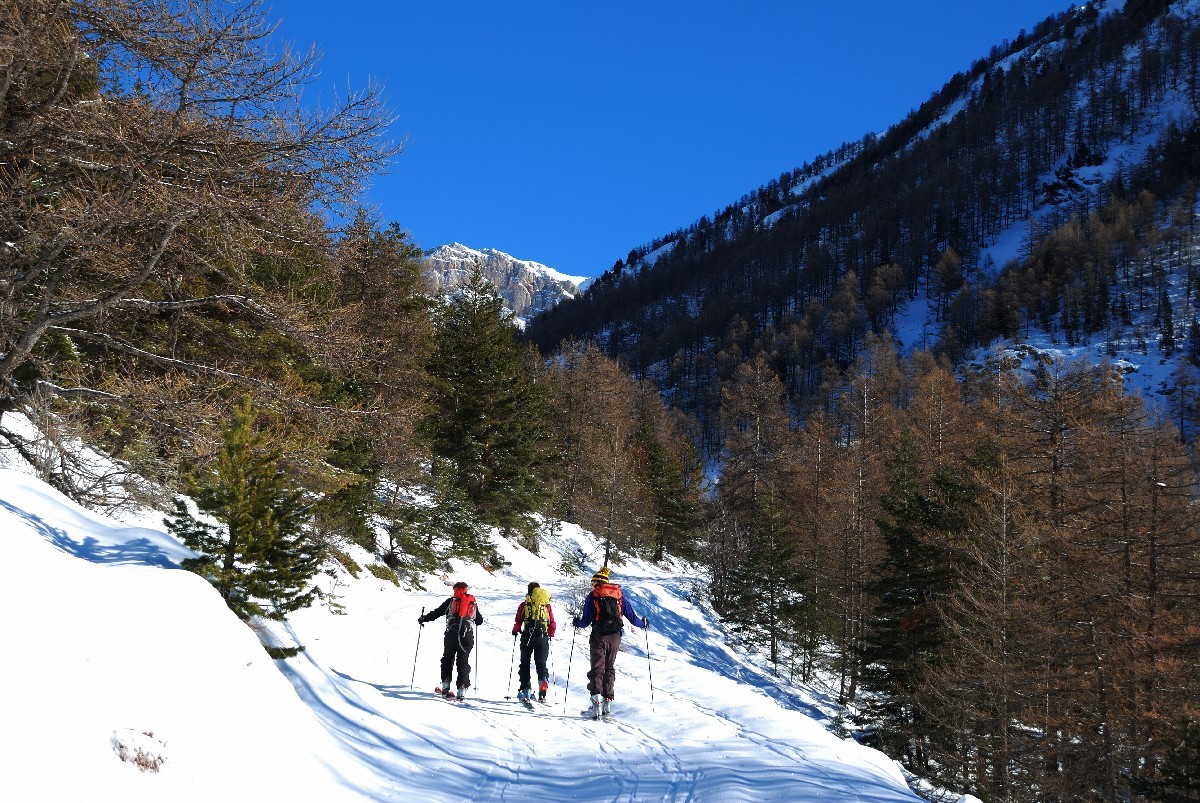 Remontée au bord du Torrent de Pra Reboul, en chemin vers la Tête de Moussière